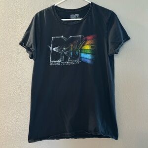 Women’s Medium MTV Music Television Short Sleeve T-Shirt